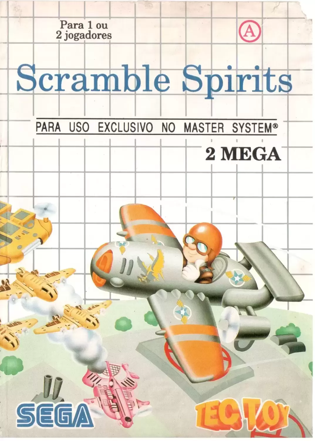 Tectoy - Jeux Master System Brésil - Scramble Spirits