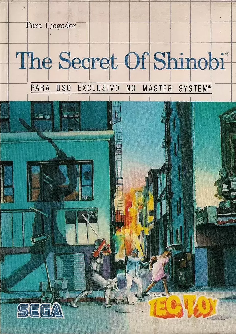 Tectoy - Jeux Master System Brésil - The Secret of Shinobi