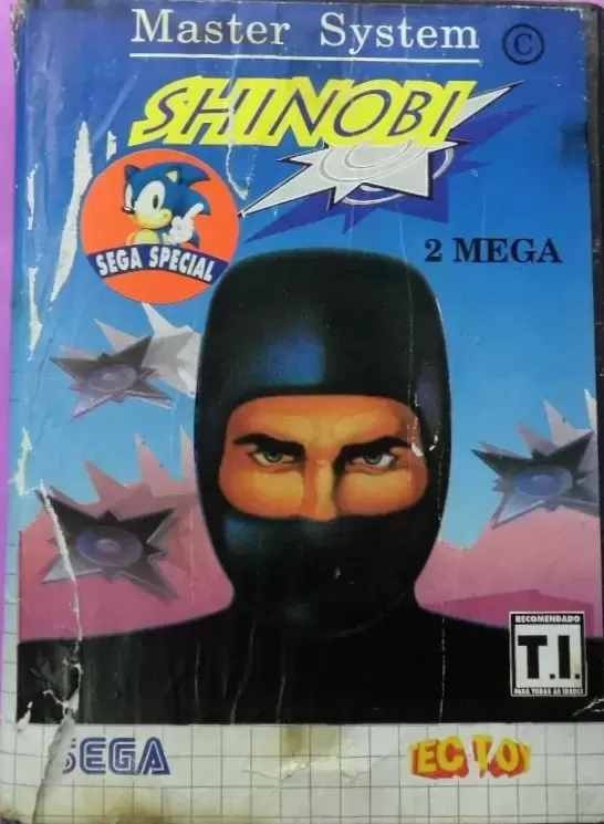 Tectoy - Jeux Master System Brésil - Shinobi