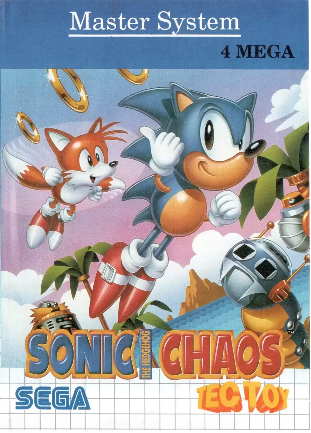 Tectoy - Jeux Master System Brésil - Sonic the Hedgehog Chaos
