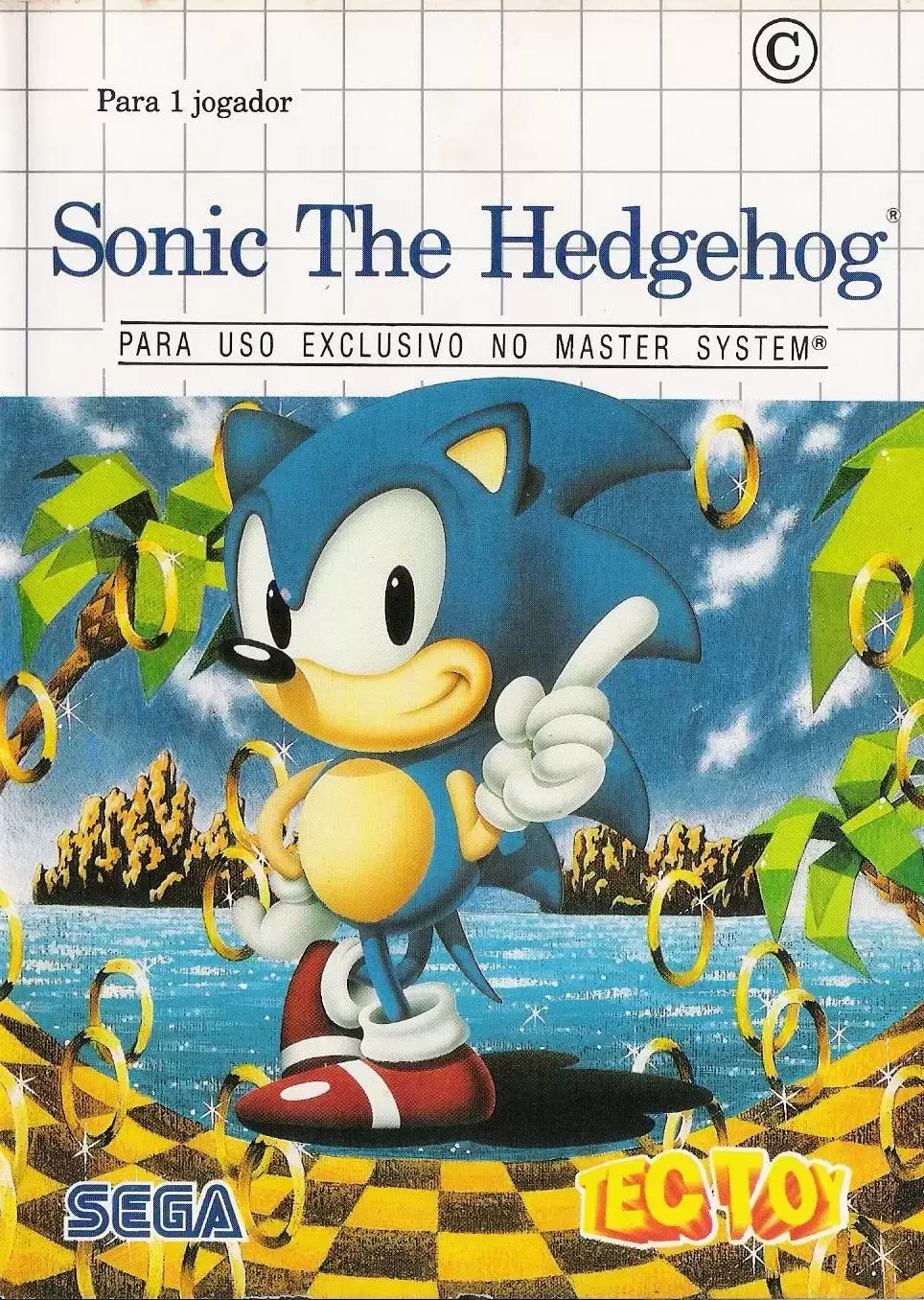 Tectoy - Jeux Master System Brésil - Sonic the Hedgehog