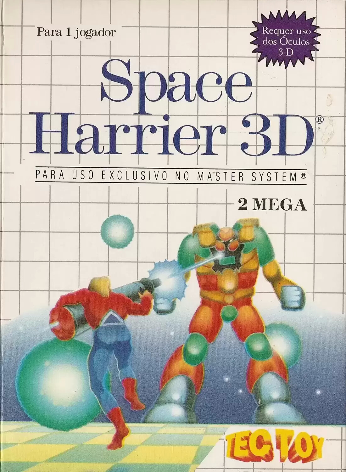 Tectoy - Brazilian Master System Games - Space Harrier 3D
