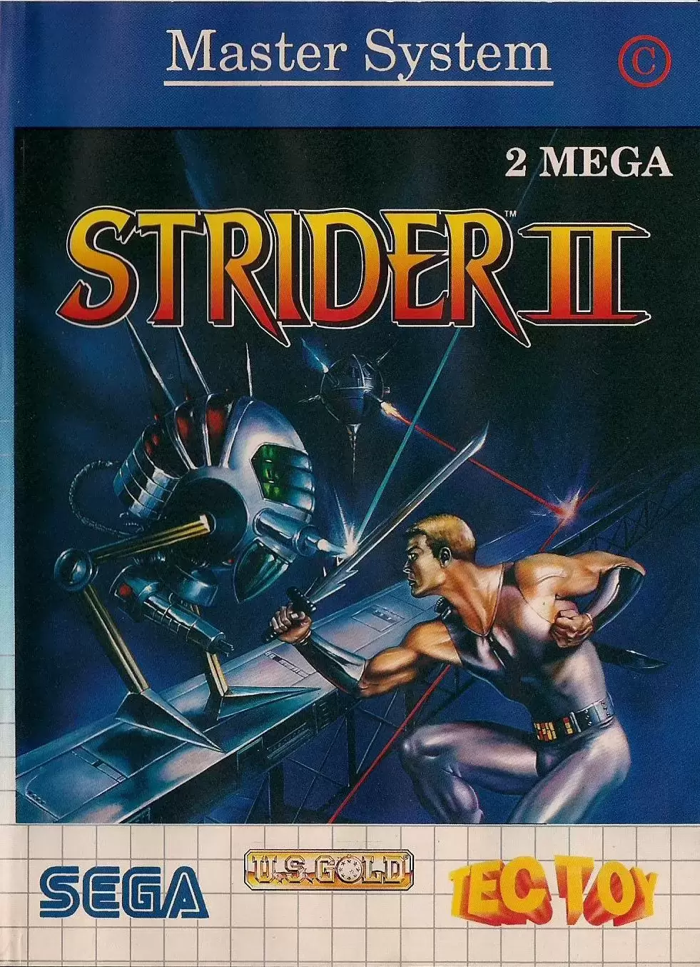 Tectoy - Jeux Master System Brésil - Strider II