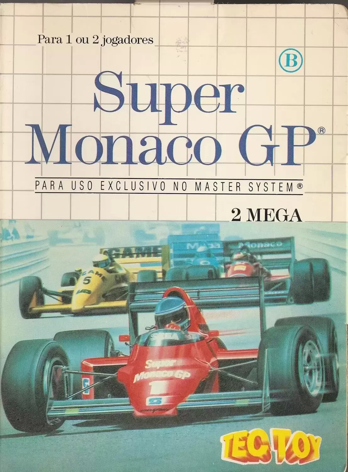 Tectoy - Jeux Master System Brésil - Super Monaco GP
