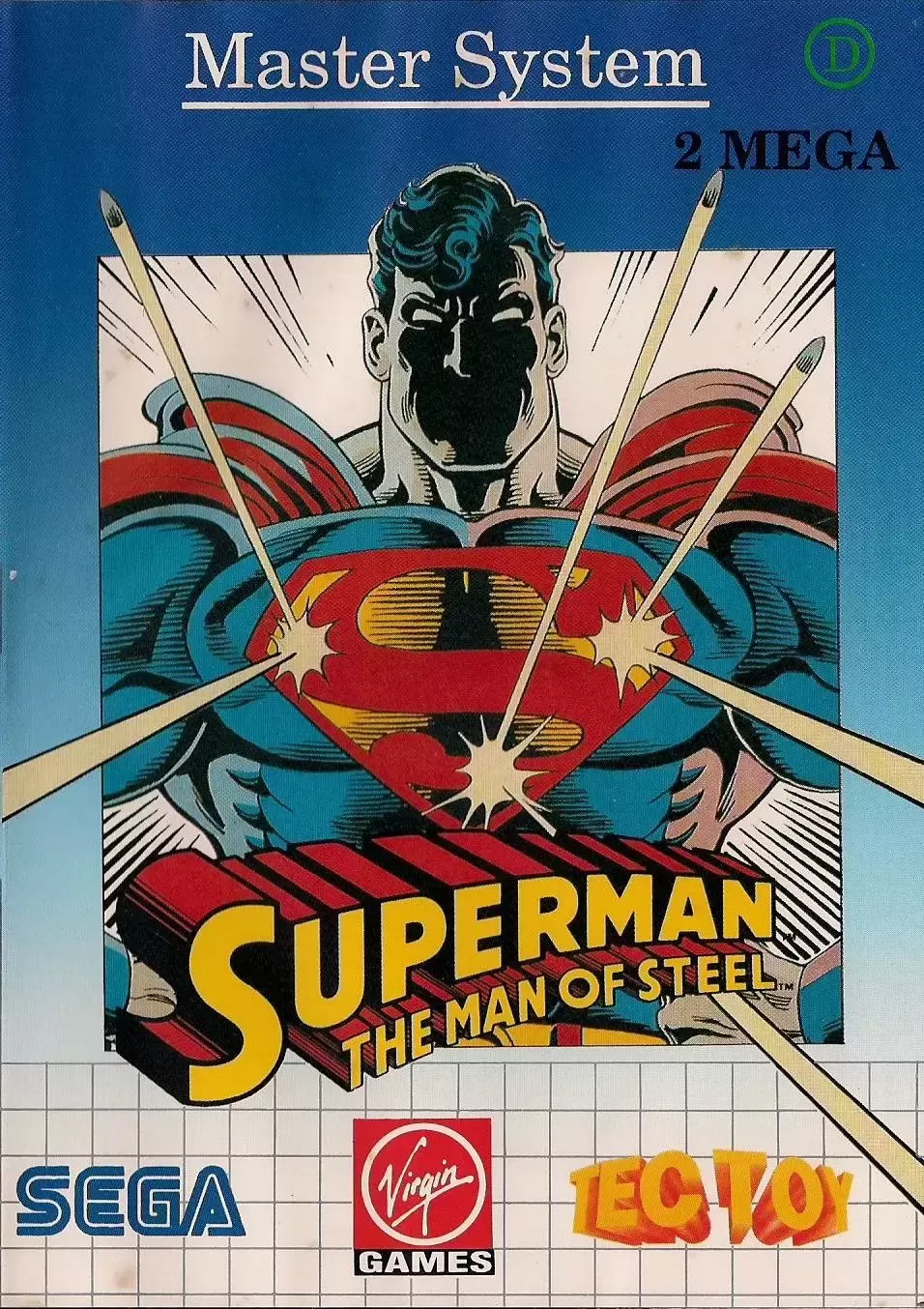 Tectoy - Jeux Master System Brésil - Superman: The Man of Steel