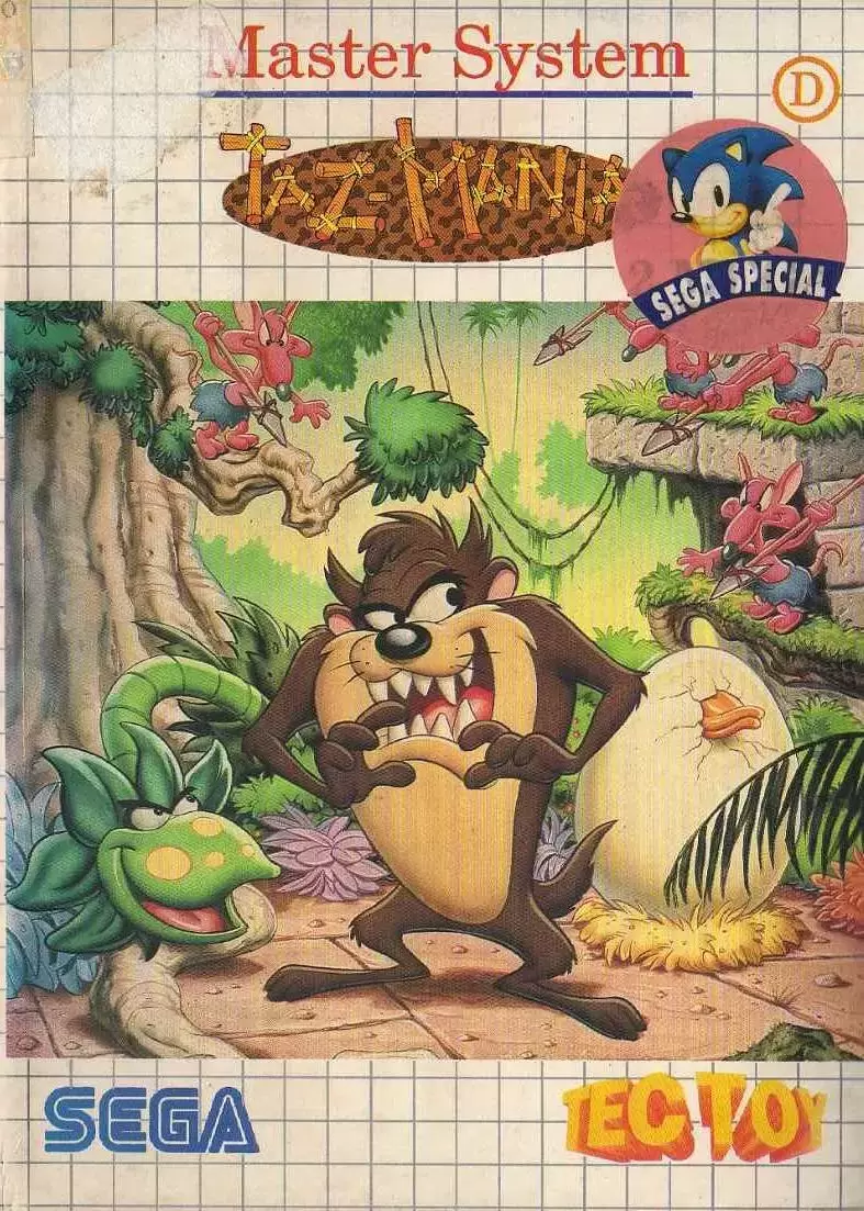 Tectoy - Brazilian Master System Games - Taz-Mania
