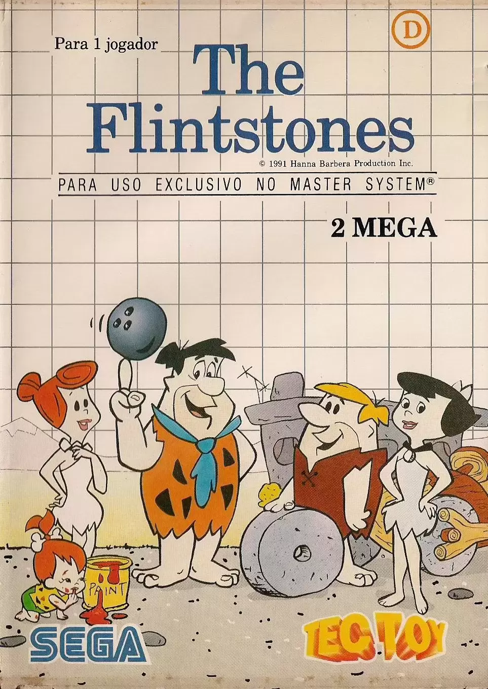 Tectoy - Jeux Master System Brésil - The Flintstones