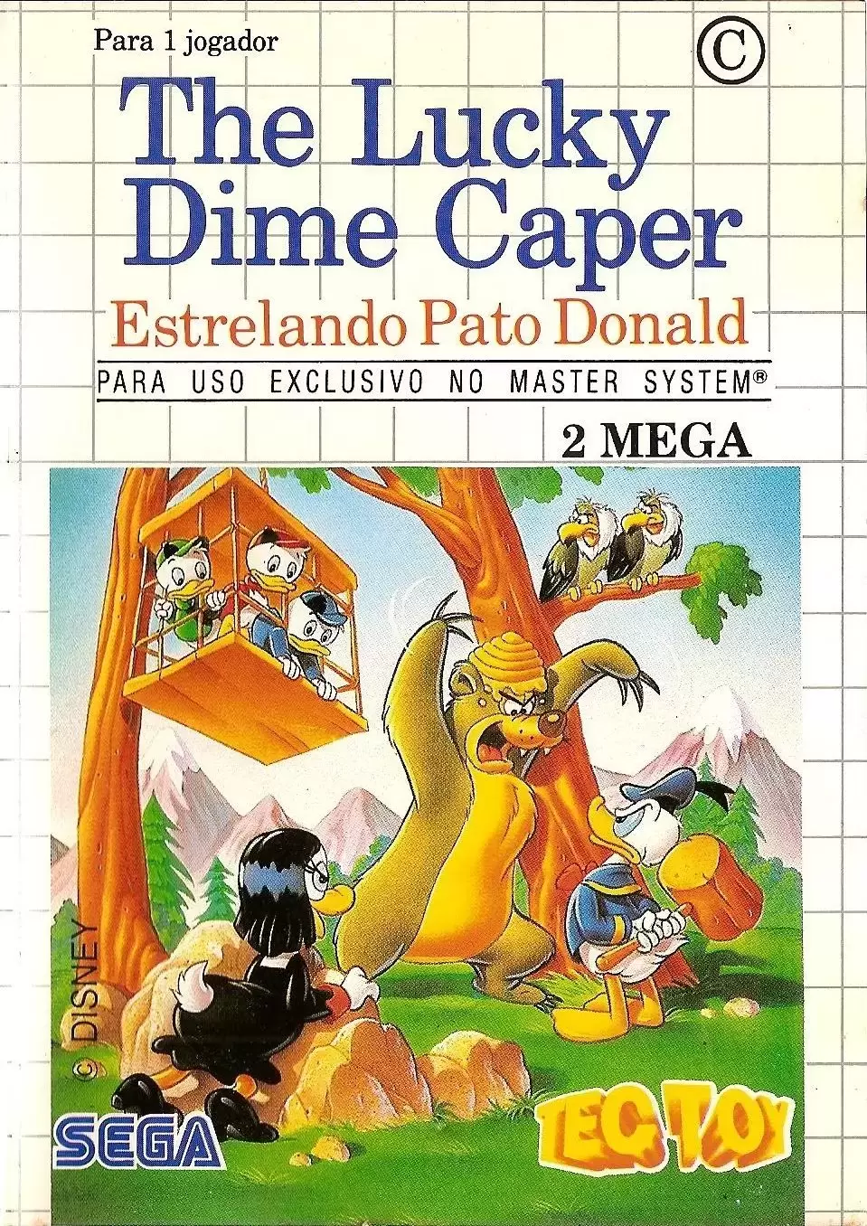 Tectoy - Jeux Master System Brésil - The Lucky Dime Caper Starring Donald Duck