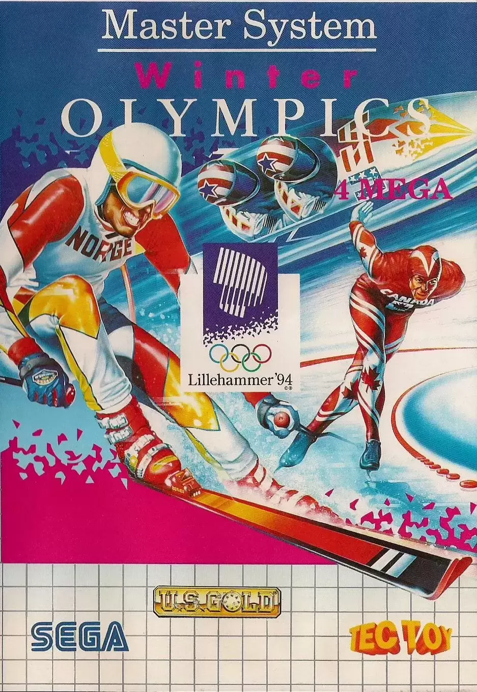 Tectoy - Jeux Master System Brésil - Winter Olympics: Lillehammer \'94