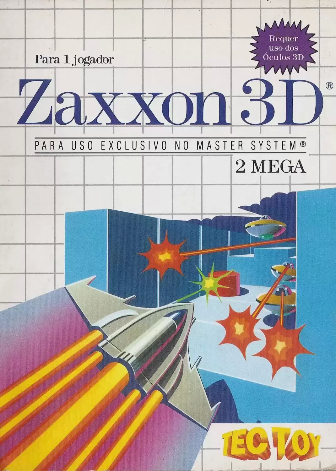 Tectoy - Brazilian Master System Games - Zaxxon 3D