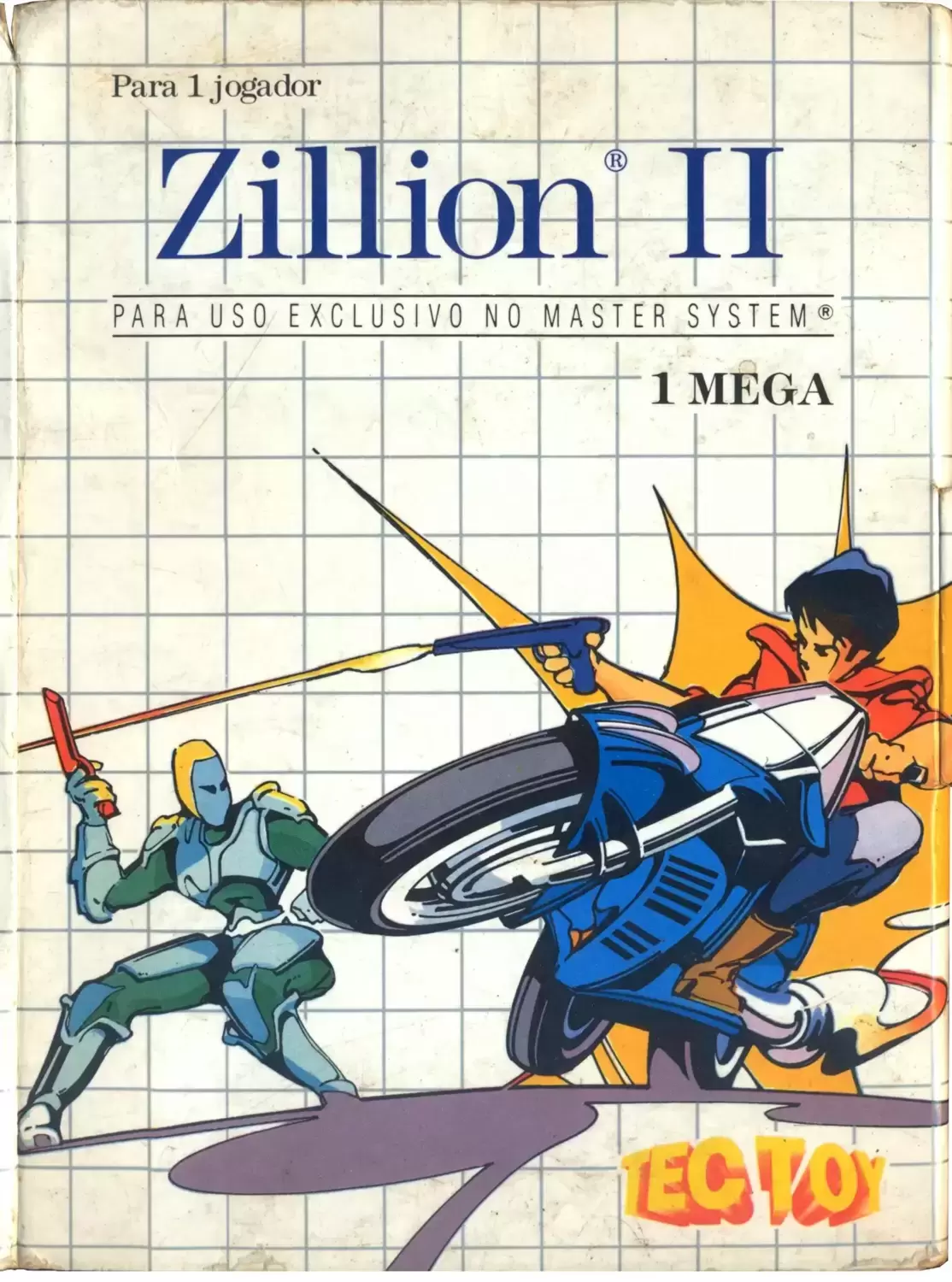 Tectoy - Jeux Master System Brésil - Zillion II: The Tri Formation