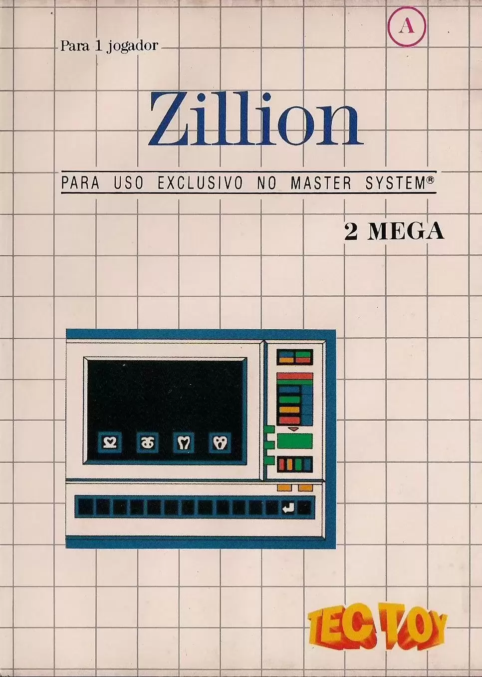 Tectoy - Jeux Master System Brésil - Zillion