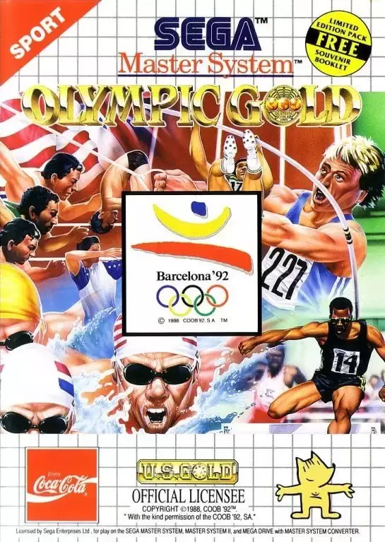 UK - United Kingdom Master System Games - Olympic Gold: Barcelona \'92