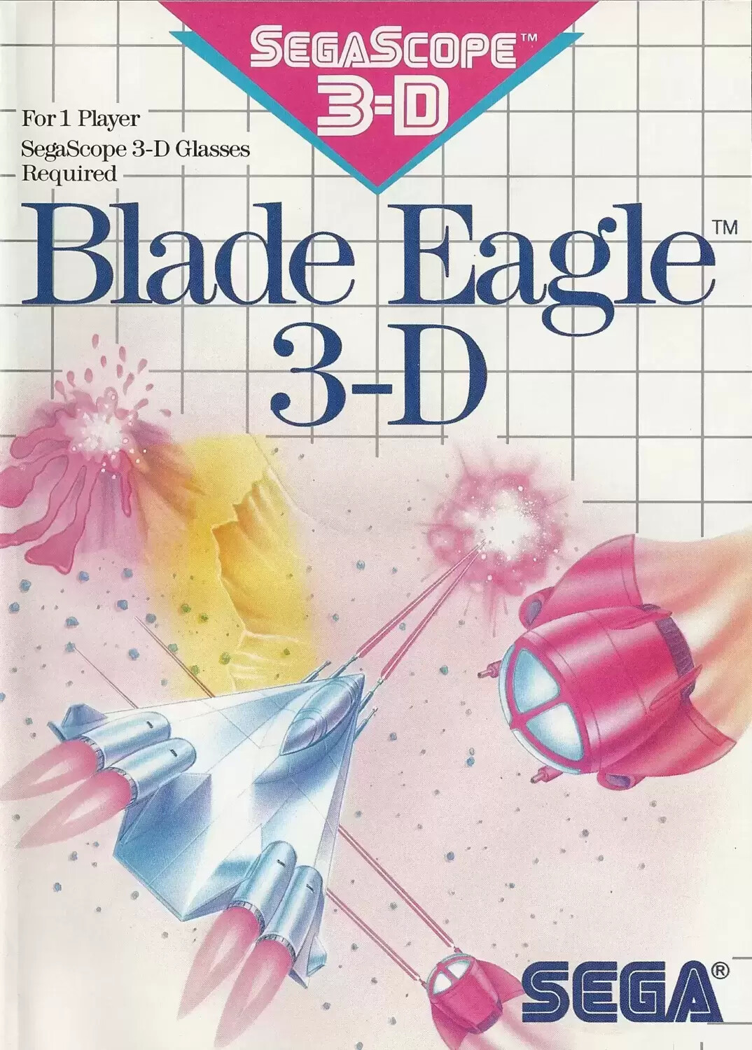USA - American Master System Games - Blade Eagle 3-D