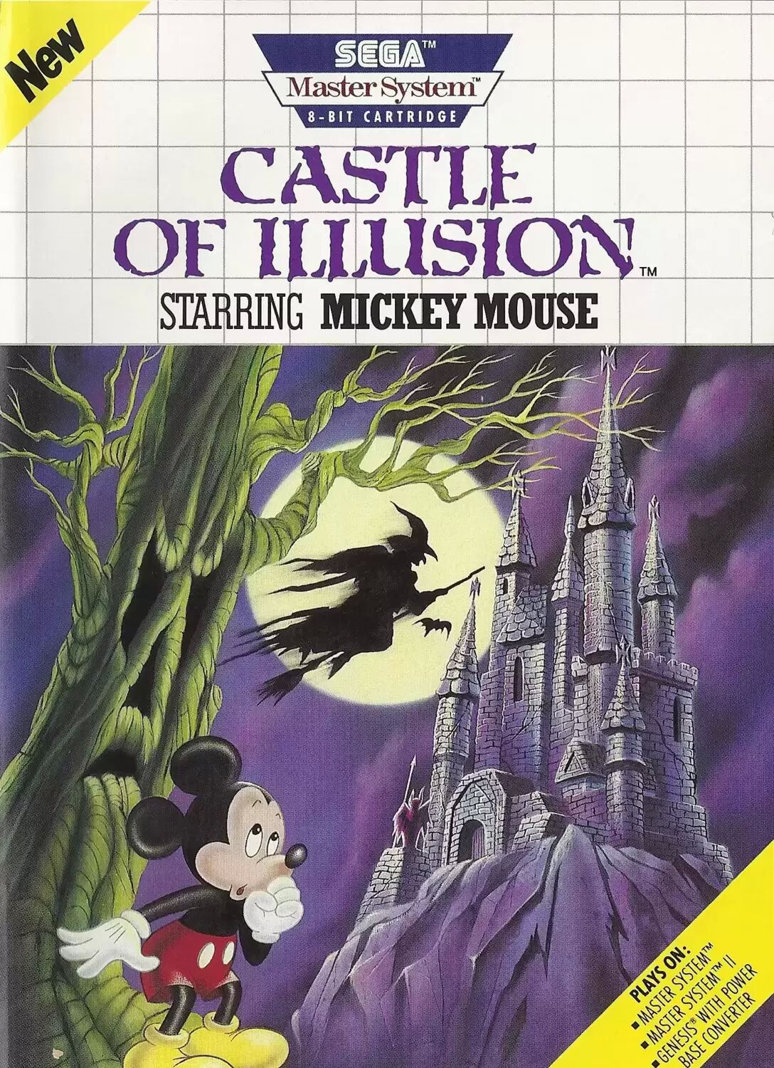 USA - American Master System Games - Castle of Illusion Starring Mickey Mouse