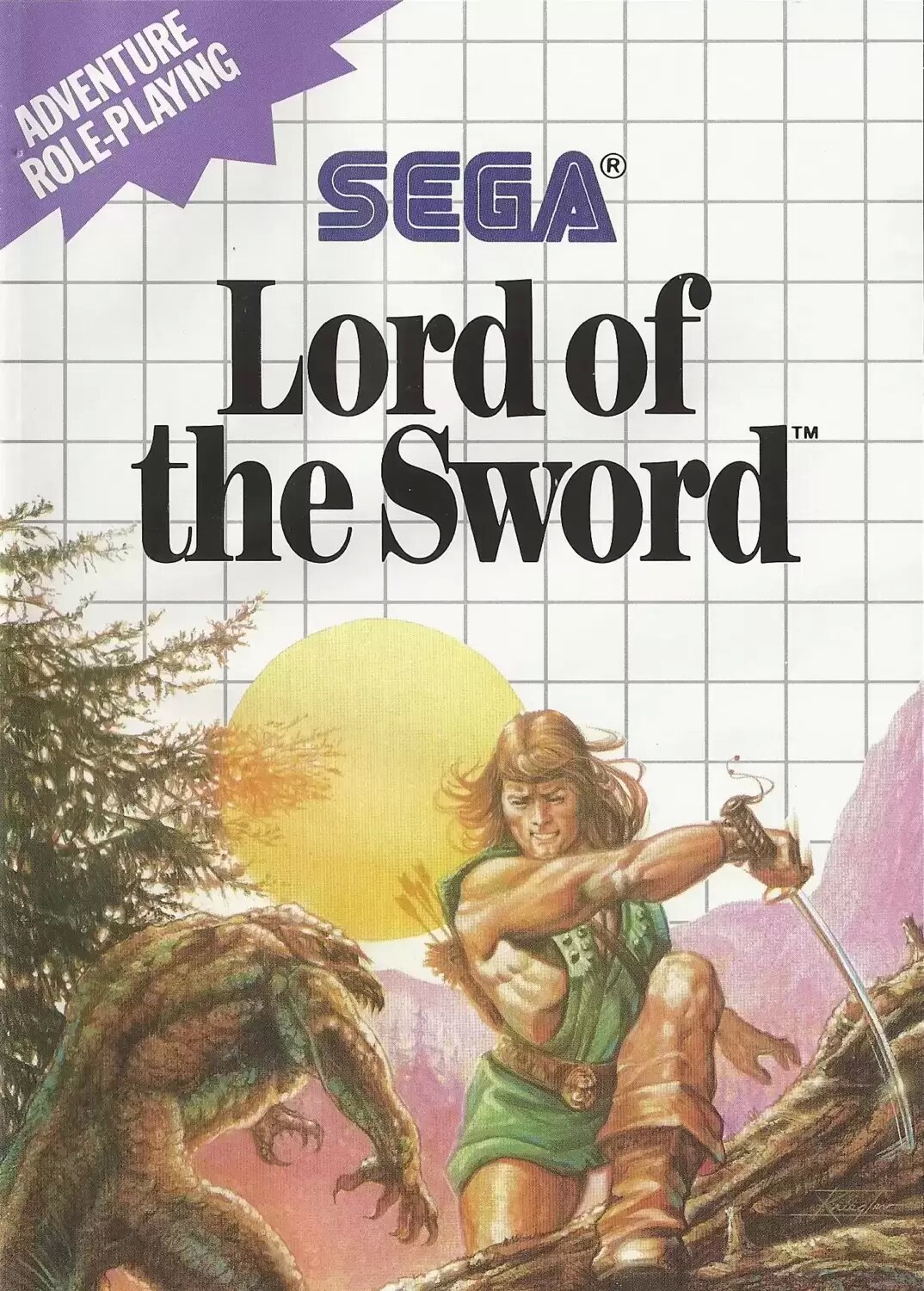 USA - American Master System Games - Lord of the Sword