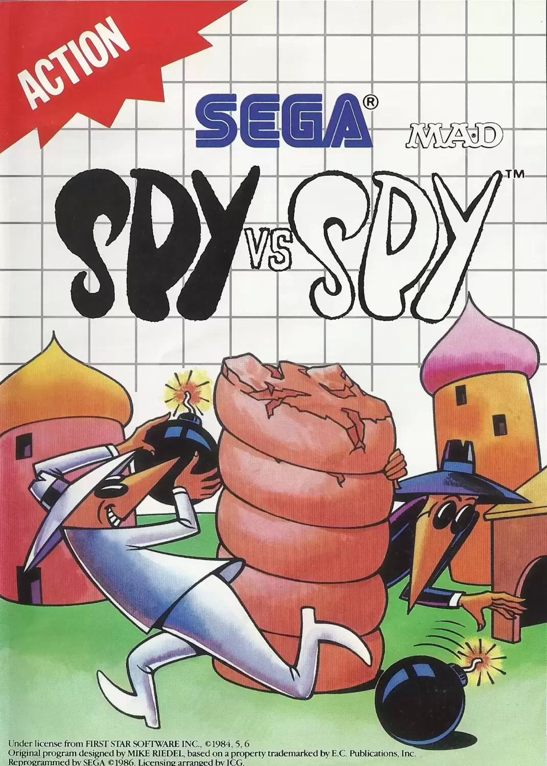 USA - Jeux Master System - Spy vs Spy