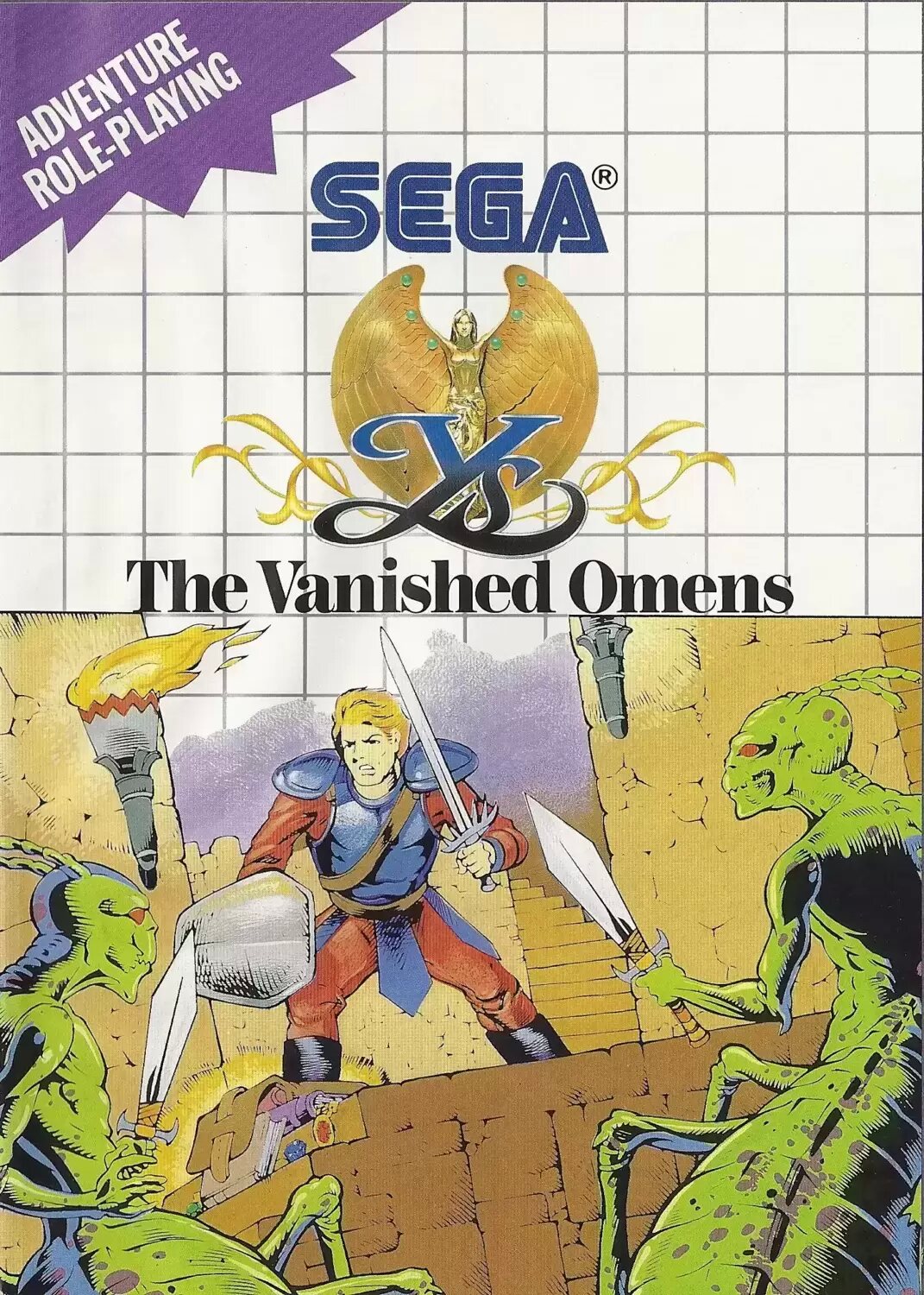 USA - American Master System Games - Ys: The Vanished Omens