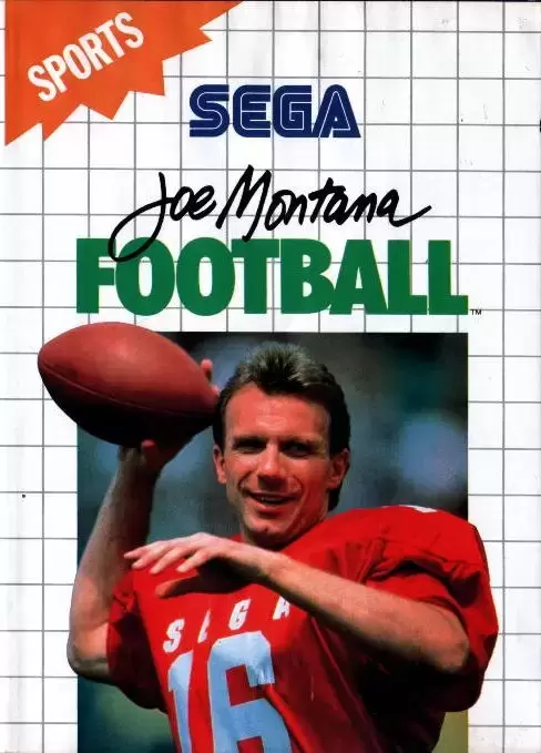 EUR - Jeux SEGA Master System Europe - Joe Montana Football