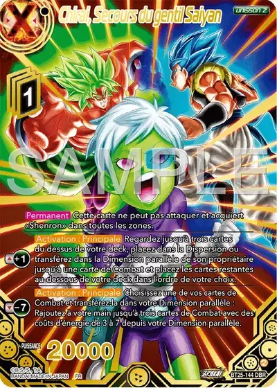 Legend of the Dragon Balls [BT25] - Chirai, Secours du gentil Saiyan