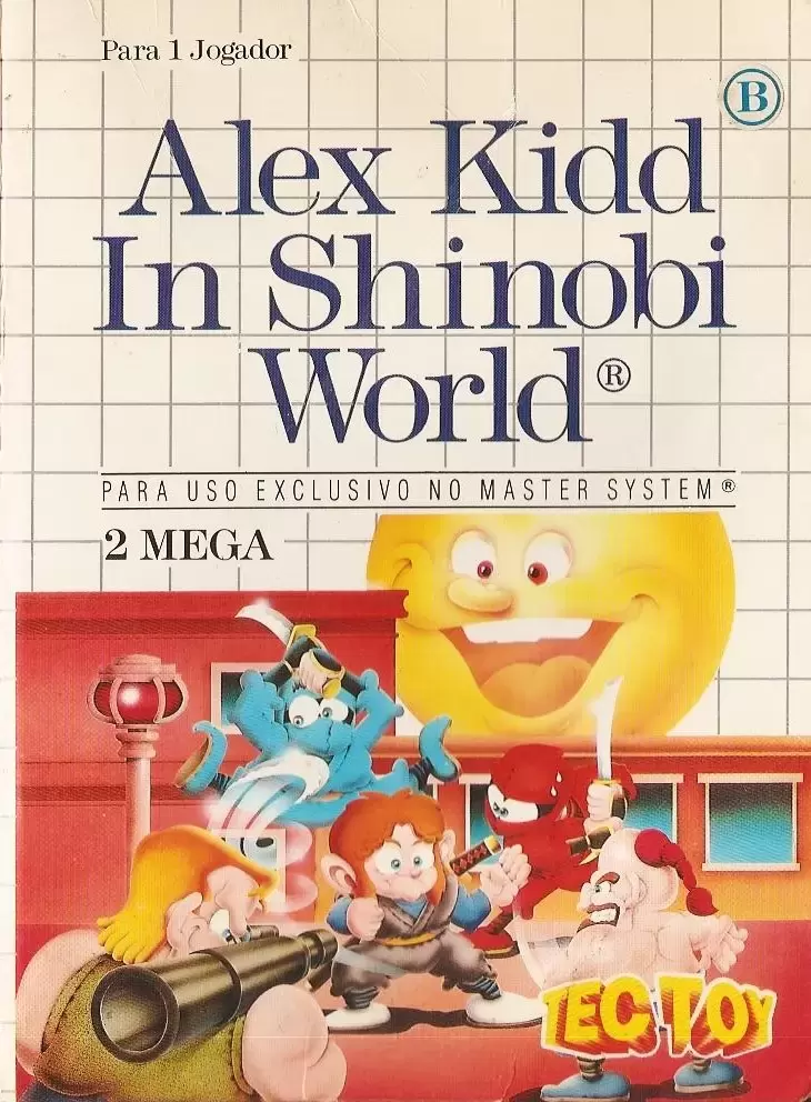 Tectoy - Brazilian Master System Games - Alex Kidd in Shinobi World