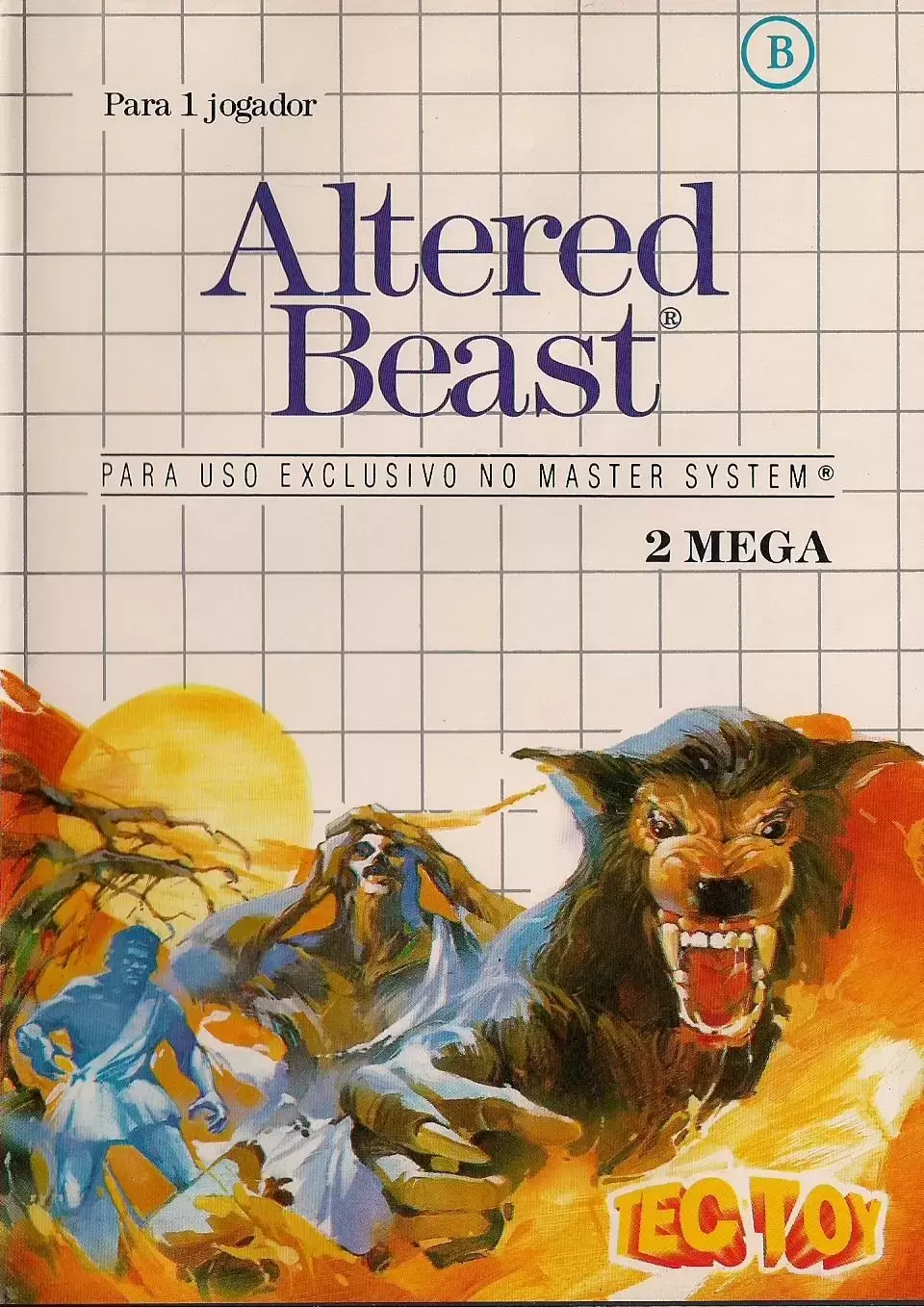 Tectoy - Jeux Master System Brésil - Altered Beast