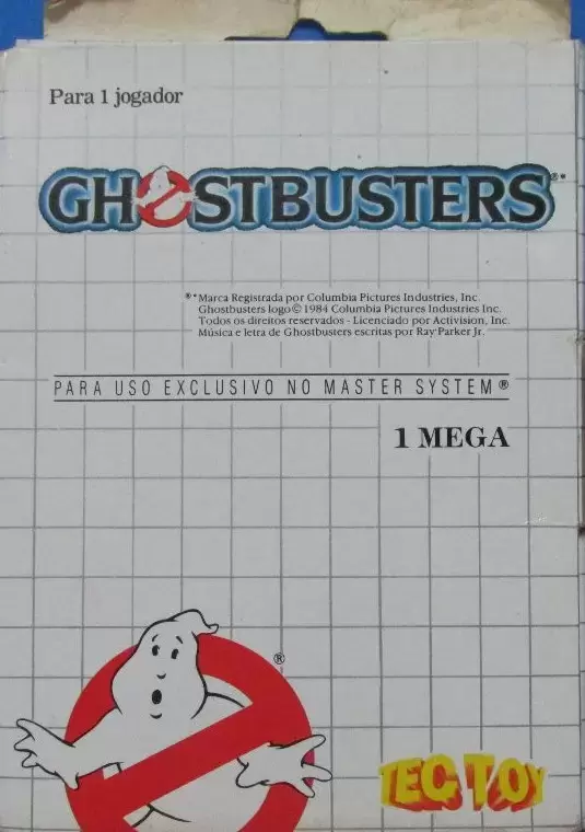 Tectoy - Jeux Master System Brésil - Ghostbusters