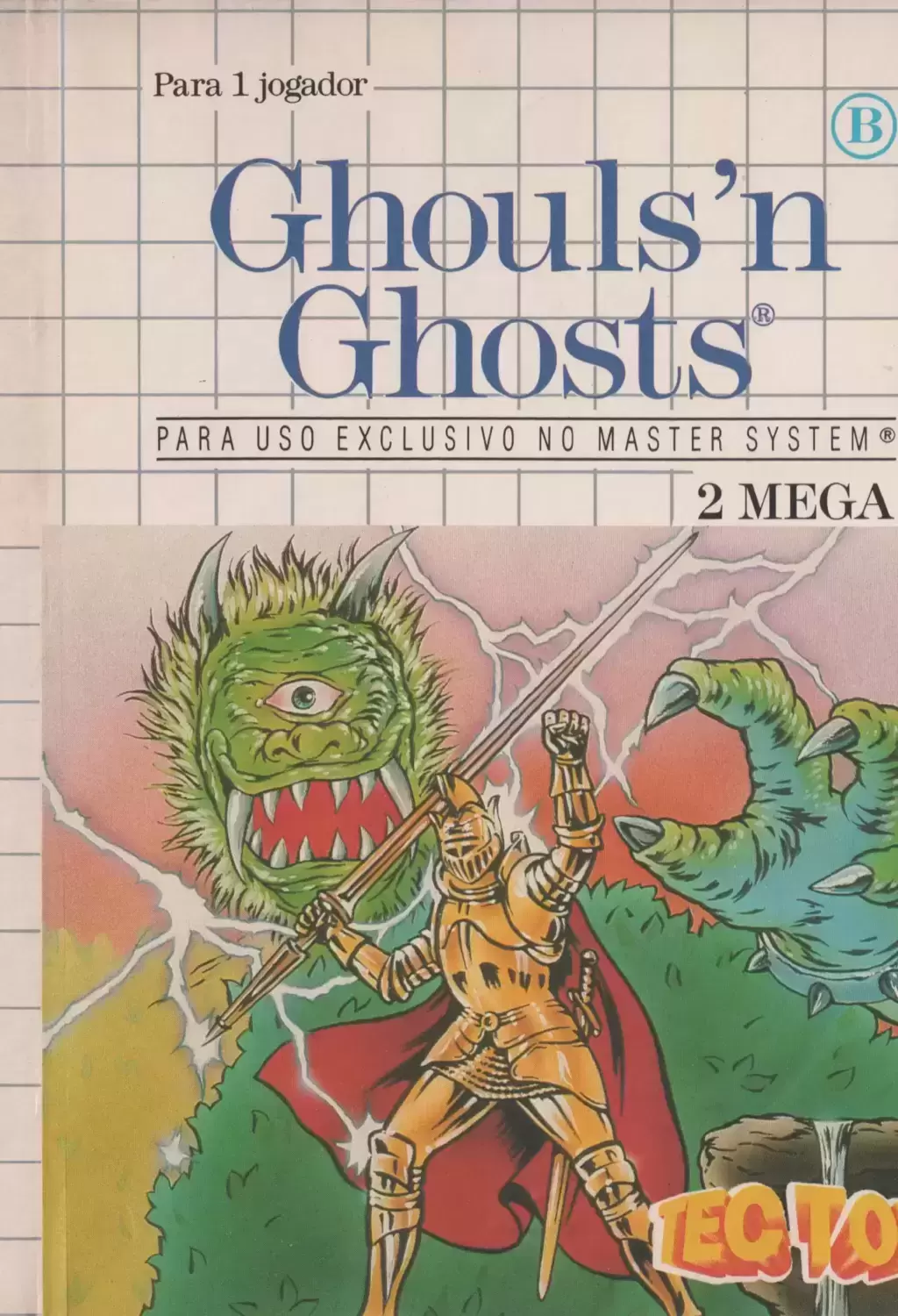 Tectoy - Jeux Master System Brésil - Ghouls \'n Ghosts