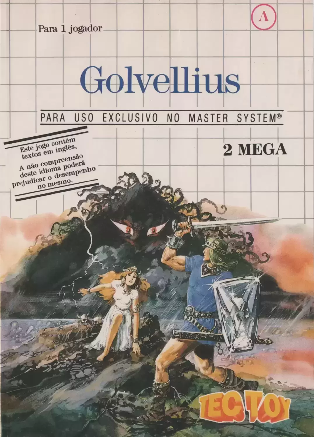 Tectoy - Jeux Master System Brésil - Golvellius : Valley of Doom