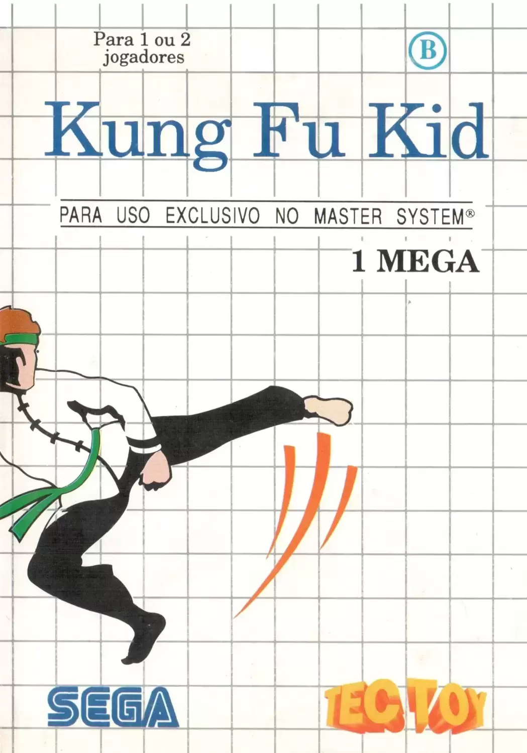 Tectoy - Jeux Master System Brésil - Kung Fu Kid