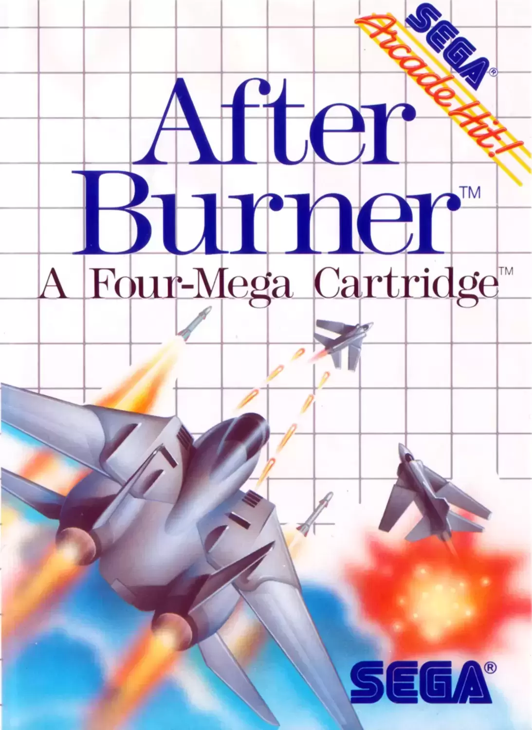 USA - American Master System Games - After burner