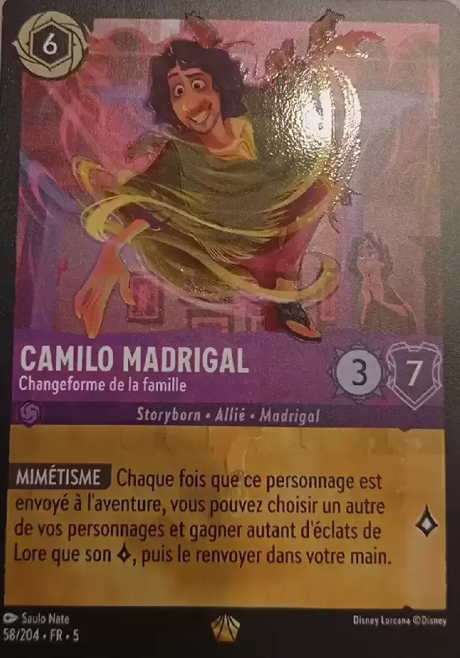 Ciel Scintillant - Chapitre 5 - Camilo Madrigal - Changeforme de la Famille - Brillante