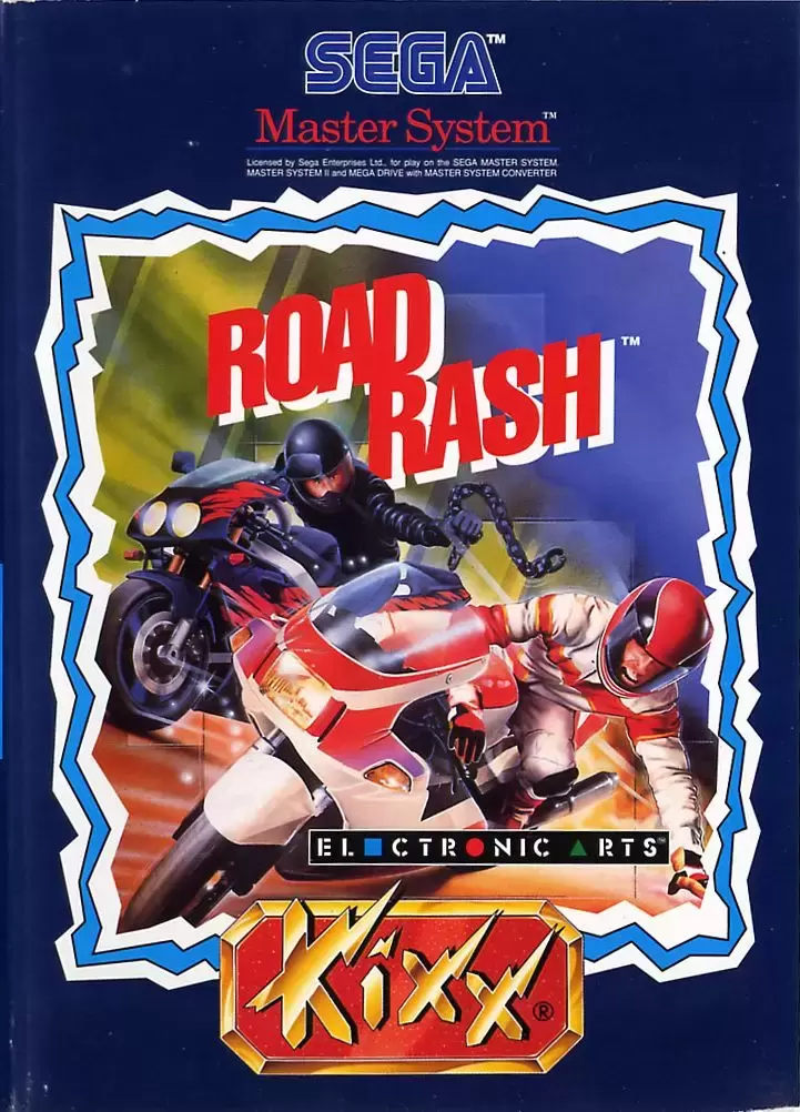 EUR - European Master System Games - Road Rash (Kixx)