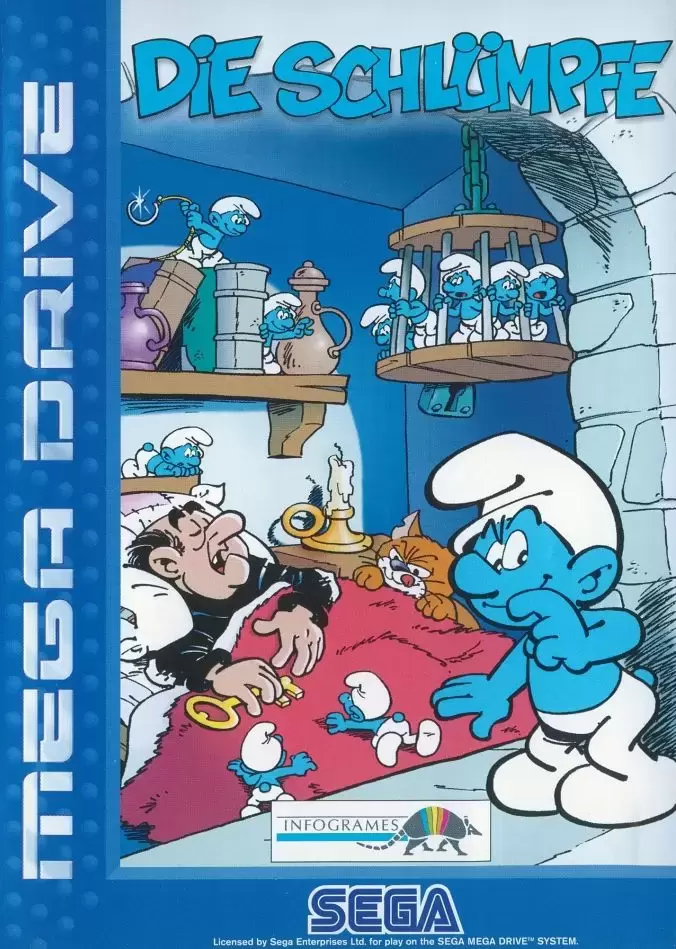 DE - German Mega Drive Games - The Smurfs