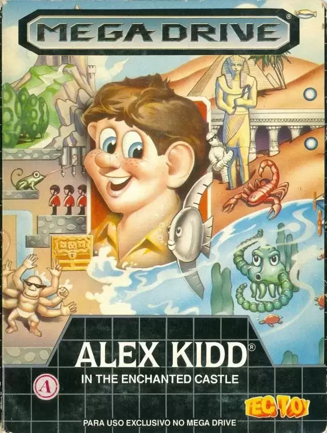 BRA - Brazilian Mega Drive Games - Alex Kidd in the Enchanted Castle