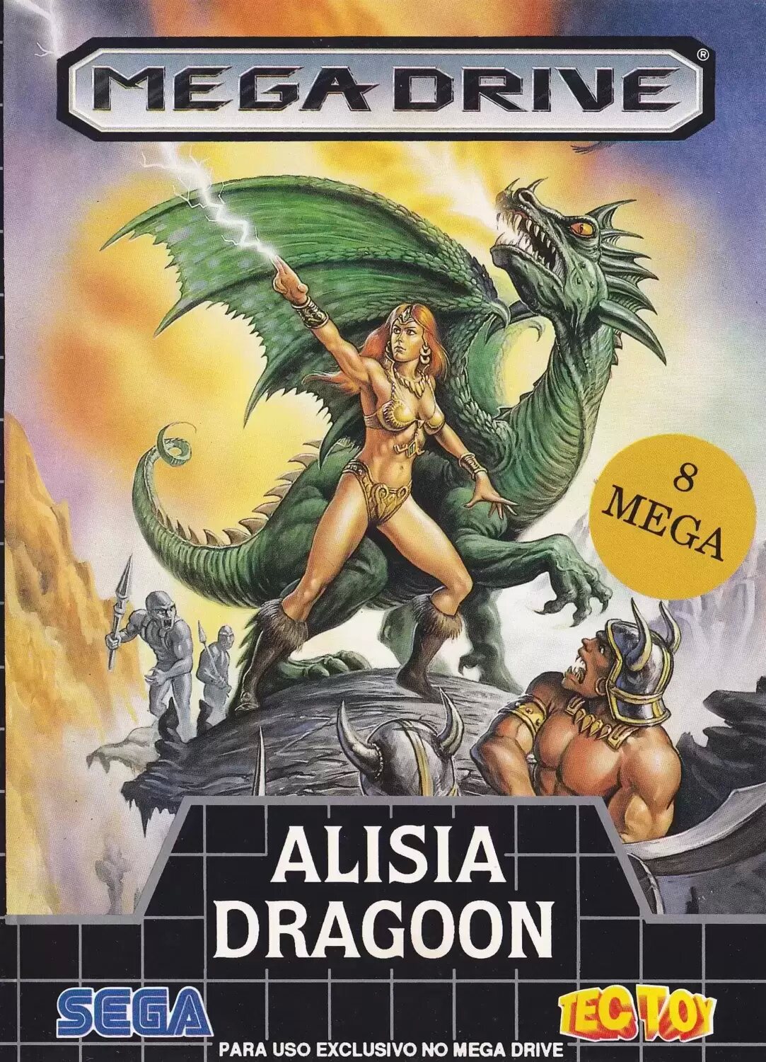 BRA - Jeux Mega Drive Brésiliens - Alisia Dragoon