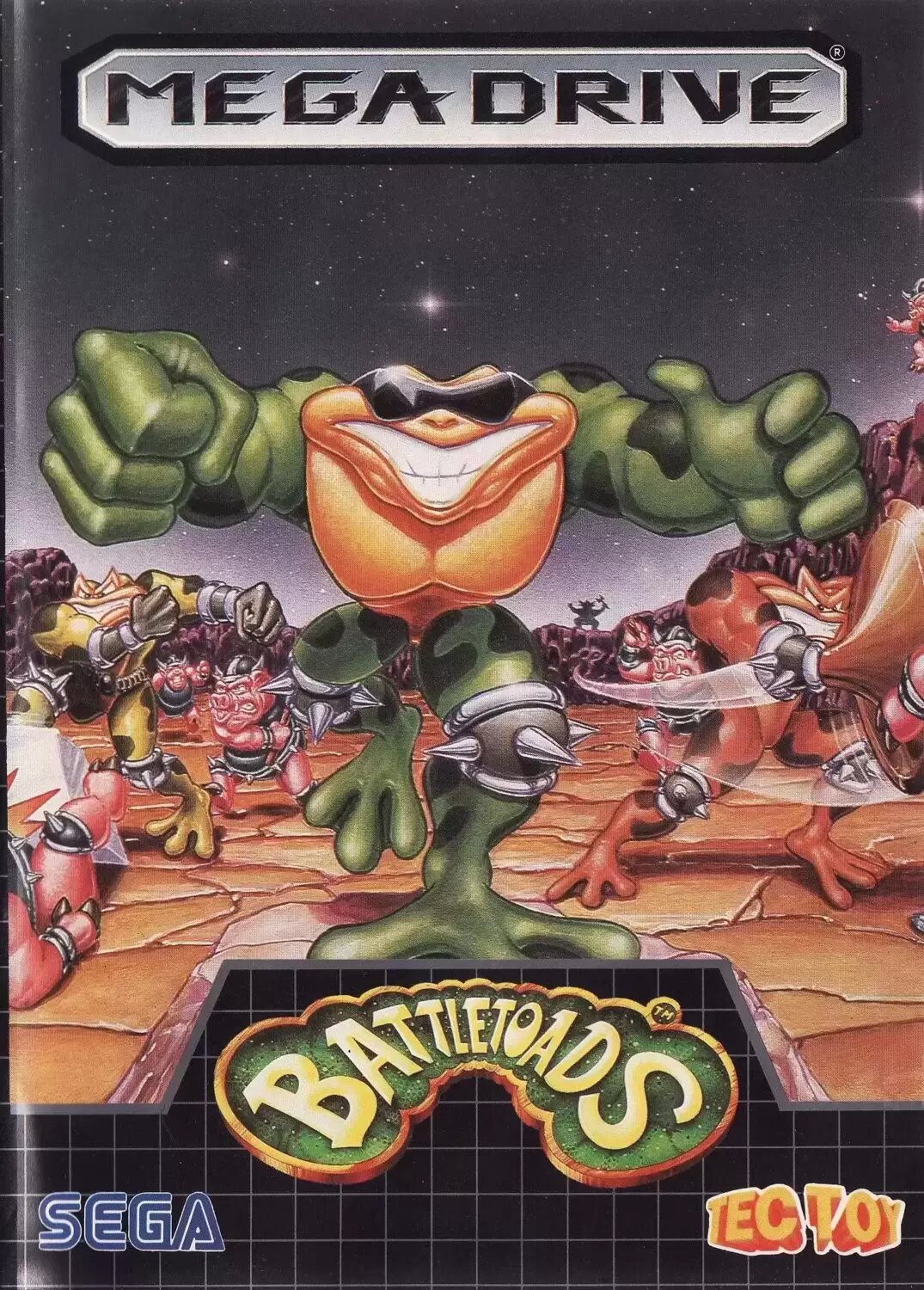 BRA - Jeux Mega Drive Brésiliens - Battletoads