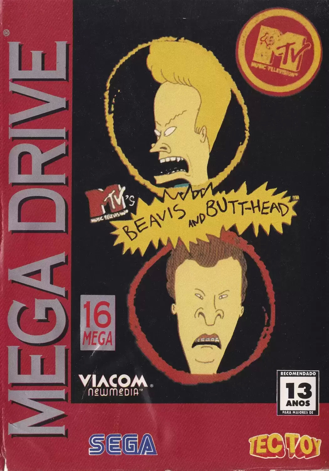 BRA - Jeux Mega Drive Brésiliens - Beavis and Butt-head