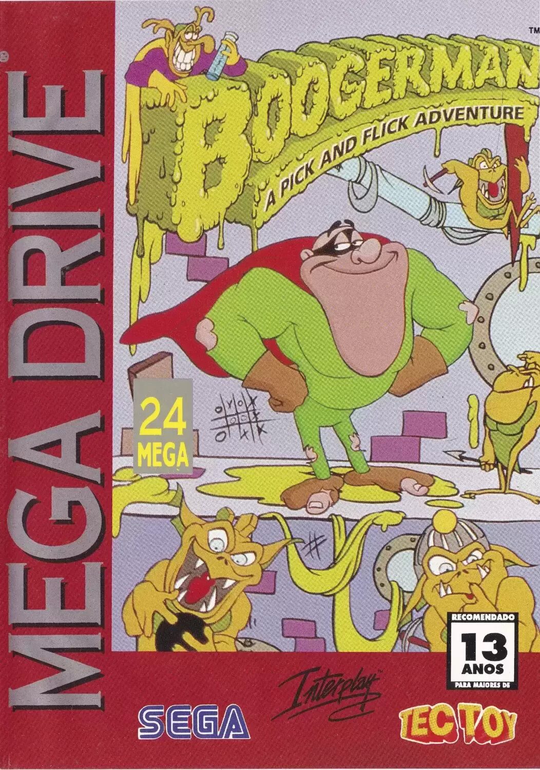 BRA - Jeux Mega Drive Brésiliens - Boogerman - A Pick And Flick Adventure