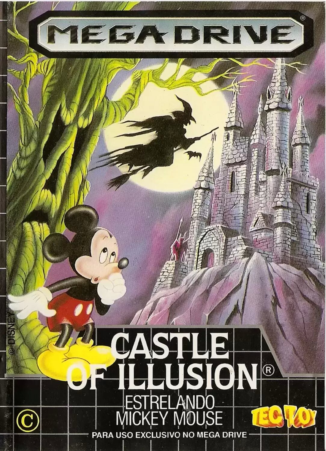 BRA - Brazilian Mega Drive Games - Castle of Illusion Starring Mickey Mouse