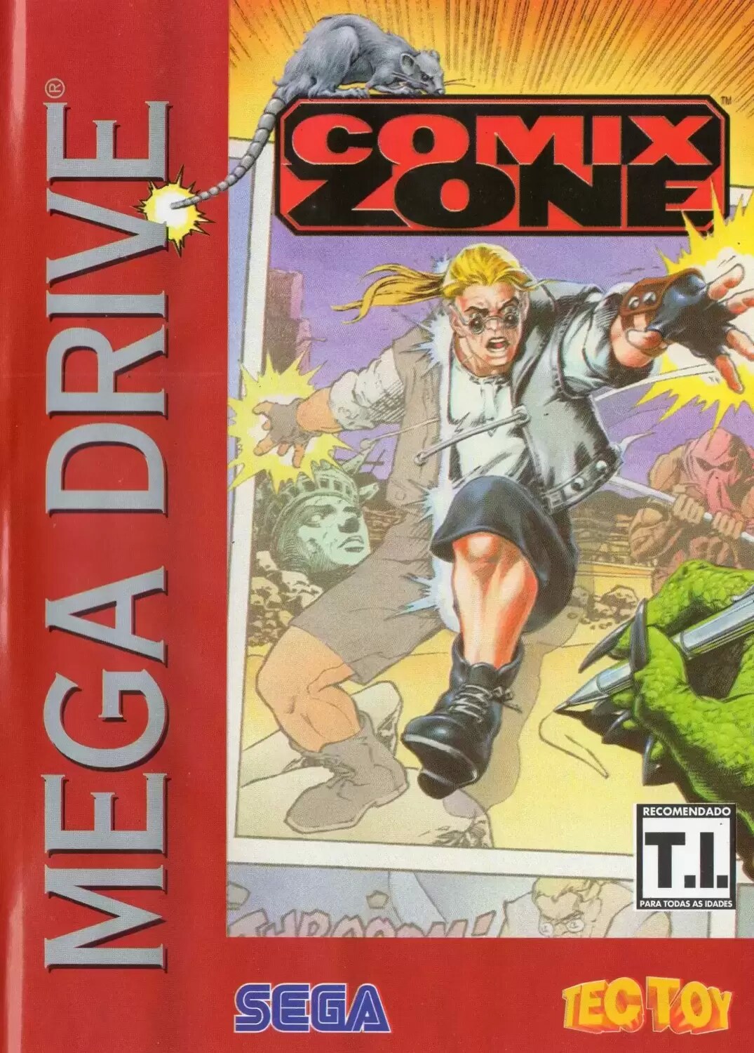 BRA - Brazilian Mega Drive Games - Comix Zone