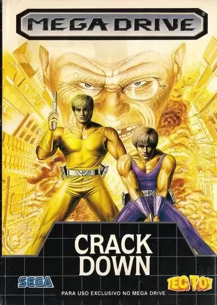 BRA - Jeux Mega Drive Brésiliens - Crack Down