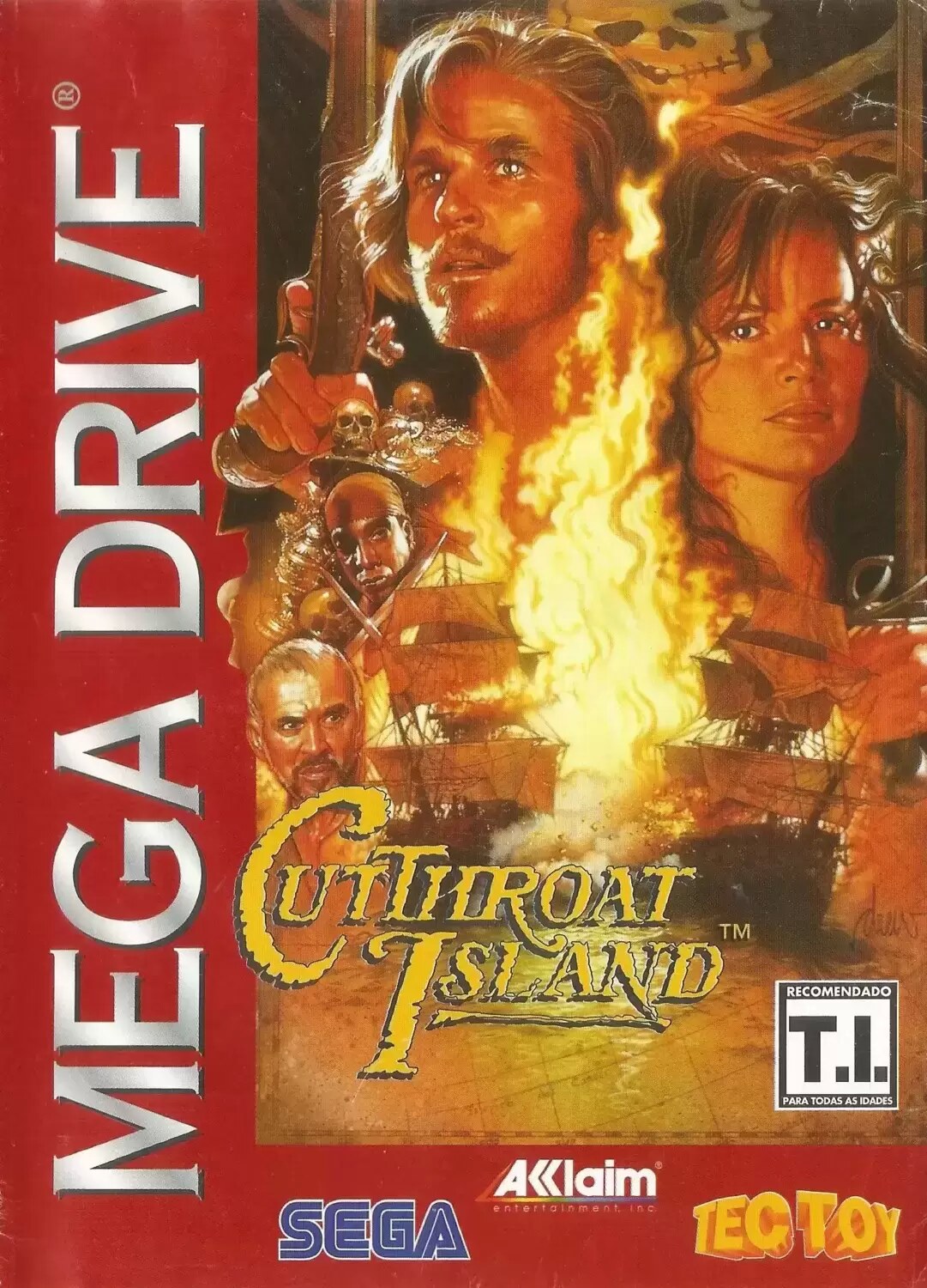 BRA - Jeux Mega Drive Brésiliens - Cutthroat Island