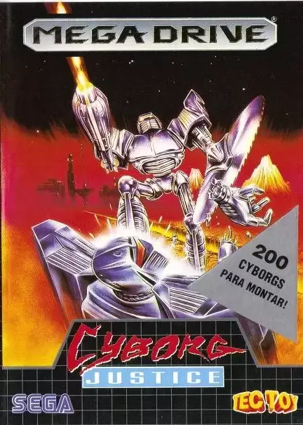 BRA - Jeux Mega Drive Brésiliens - Cyborg Justice