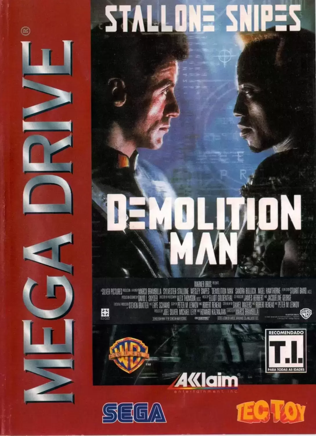 BRA - Jeux Mega Drive Brésiliens - Demolition Man