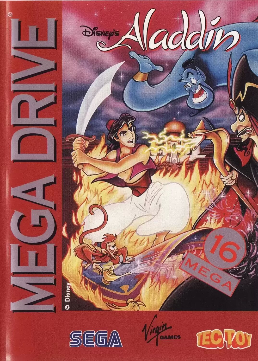 BRA - Jeux Mega Drive Brésiliens - Disney\'s Aladdin
