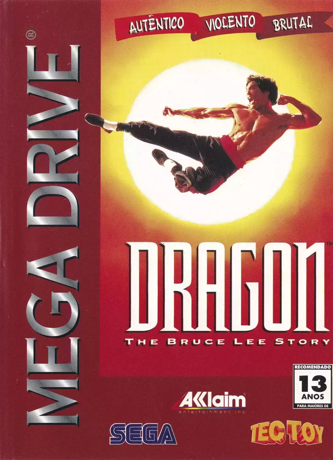 BRA - Jeux Mega Drive Brésiliens - Dragon: The Bruce Lee Story