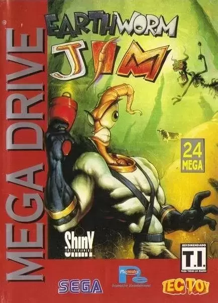 BRA - Jeux Mega Drive Brésiliens - Earthworm Jim