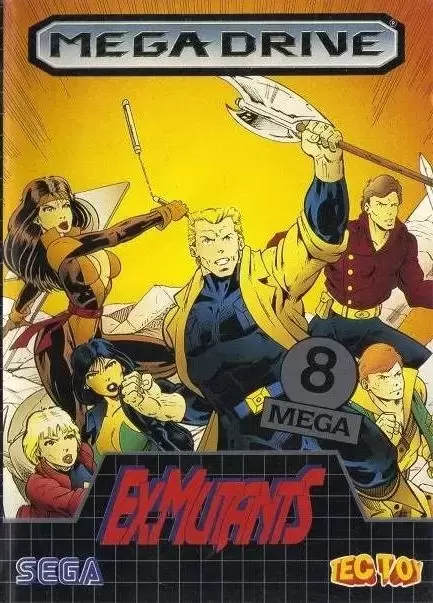 BRA - Jeux Mega Drive Brésiliens - Ex-Mutants