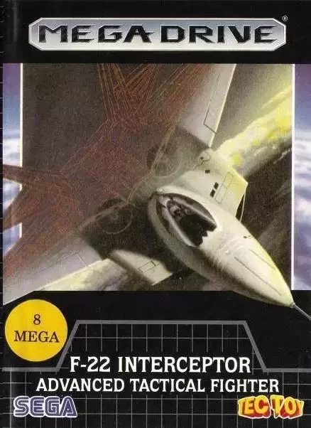 BRA - Jeux Mega Drive Brésiliens - F-22 Interceptor : Advanced Tactical Fighter